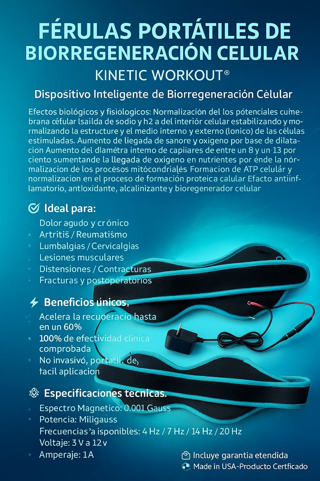 ferulas portatiles de biorregeneración